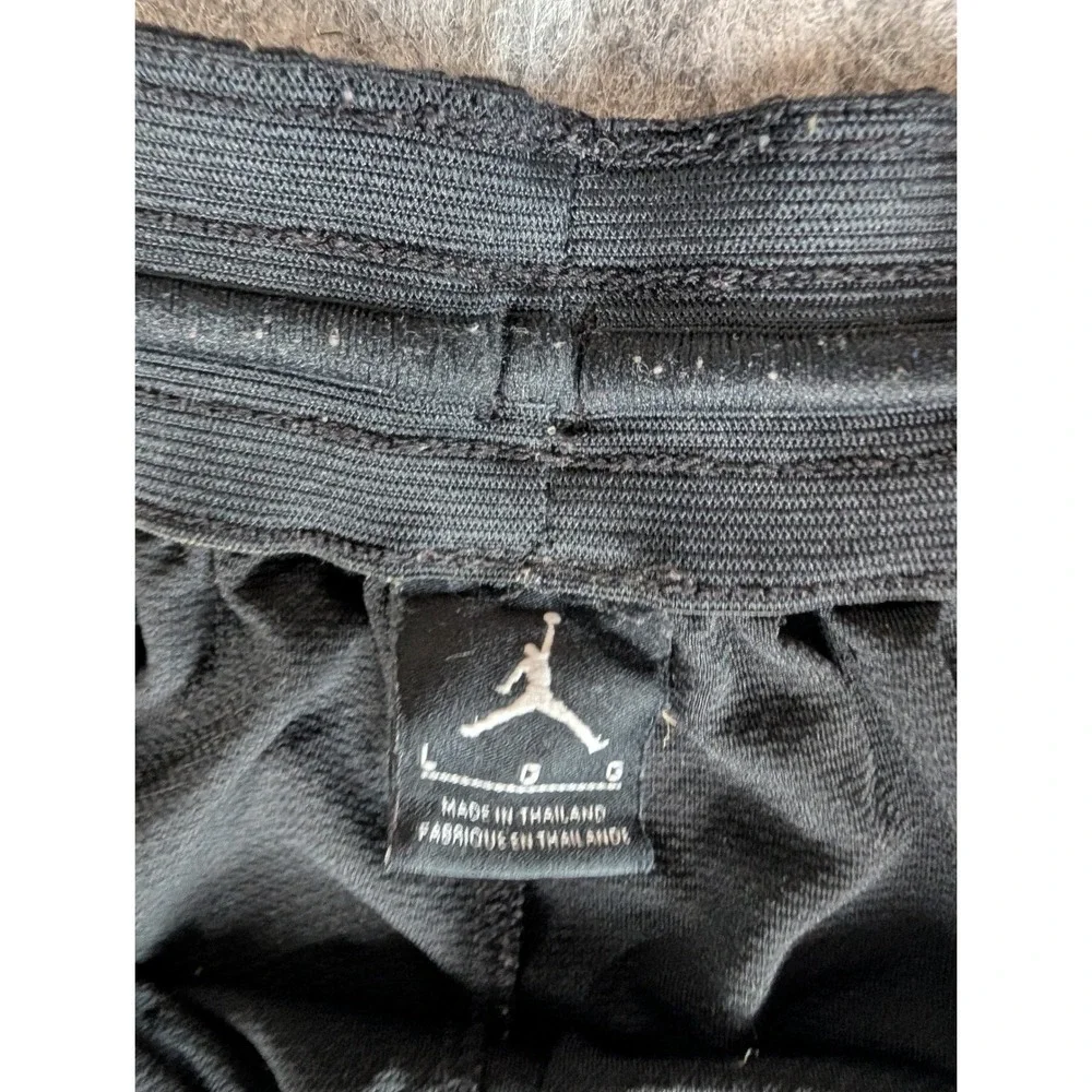 Jordan Brand Kids Basketball Shorts Black White Red Jumpman‎ Mesh Athletic